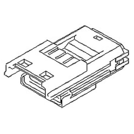 Molex Board Connector, 2 Contact(S), 1 Row(S), Crimp Terminal, Locking, White Insulator, Plug 521160243